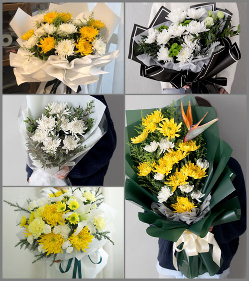 四川成都彭州市隆丰镇金山村白事花束代送